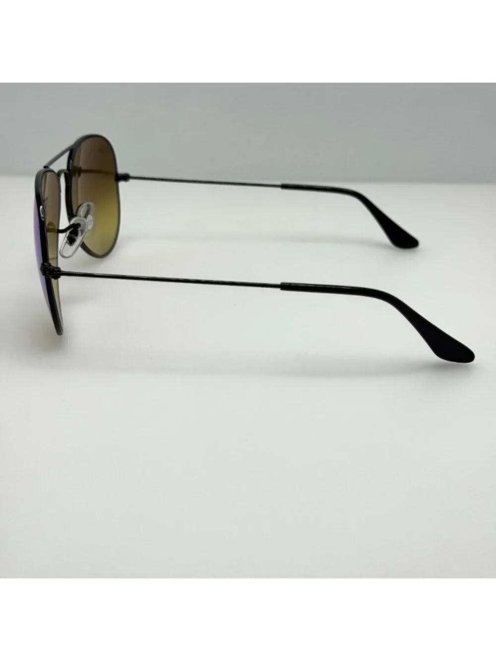 Ray Ban Sunglasses RB 3025 002/4O Aviator Large Metal Black Italy 58-14-135